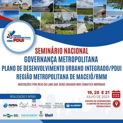 Seminário Nacional Governança Metropolitana