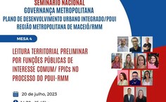 Seminário Governança Metropolitana de Maceió