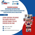 Seminário Governança Metropolitana de Maceió
