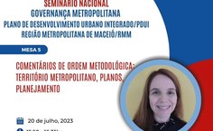 Seminário Governança Metropolitana de Maceió