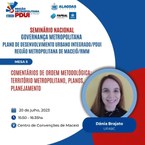 Seminário Governança Metropolitana de Maceió