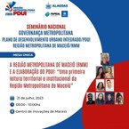 Seminário Governança Metropolitana de Maceió