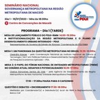 Seminário Governança Metropolitana de Maceió