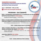 Seminário Governança Metropolitana de Maceió