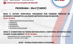 Seminário Governança Metropolitana de Maceió