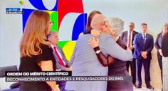 Presidente Lula e a professora Marília Goulart