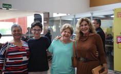 Reitora honorária Ana Dayse ao lado de Sheila Maluf (à dir)