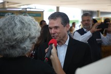 Ministro André de Paula falou do sentimento de comemoração com a retomada da Bienal em Alagoas