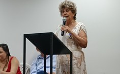 Museóloga Carmen Lucia, a homenageada