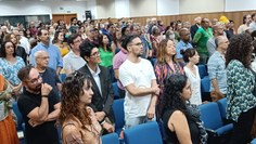 Amigos e familiares prestigiaram a museóloga Carmen Lucia