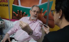 Frederico Pernambucano de Mello em entrevista para a jornalista Mariana Lima