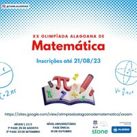 Inscrições para Olimpíada Alagoana de Matemática seguem até dia 21