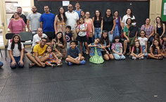 Parte da equipe do projeto Misturolândia