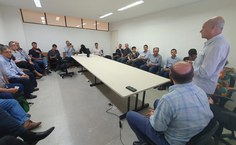 Presidente do Sindaçúcar-AL, Pedro Robério, foi um dos convidados da reunião com os membros ds Ridesa