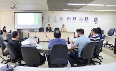 Reunião realizada na Sala dos Conaselhos Superiores, na Reitoria