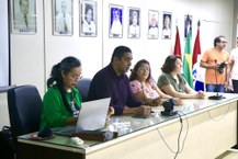 Comissão organizadora da consulta anunciou o resultado na Sala do Consuni