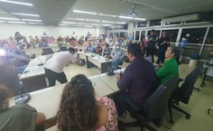 Sala dos Conselhos Superiores onde foi divulgado o resultado da consulta