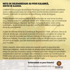 Nota de solidariedade