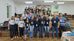 Docentes e discentes mediadores e professores em formação da I Formação em Cultura Oceânica de Maceió