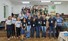 Docentes e discentes mediadores e professores em formação da I Formação em Cultura Oceânica de Maceió