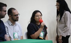 Jaciane Celestino da Silva, presidente do Centro Acadêmico de Farmácia