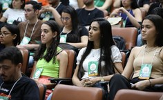 Corpo discente do curso compareceu para prestigiar a celebração