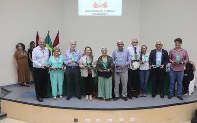 Homenageados nos 25 anos do Curso de Farmácia