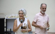Marília Goulart e Euzébio Goulart homenageados nos 50 anos do curso de Química