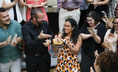 Momento comemorativo do jubileu de ouro