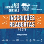 Mesmo com recorde de participantes, Femupe reabre inscrições para oficinas