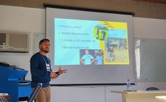 Graduando José Pereira em participação no Seminário Internacional Fazendo Gênero 13, em Florianópolis-SC