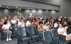 Cerimônia no auditório do Campus do Sertão