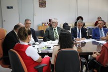 Integrantes da força-tarefa do Caso Braskem: promotores do MPAL Maurício Pitta,  José Antônio Malta,  Jorge Doria e Max Martins
