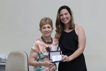 Foram homenageados docentes que representam as cinco décadas de formação profissional e acadêmica