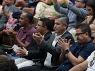 Foram homenageados docentes que representam as cinco décadas de formação profissional e acadêmica