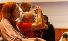Anivaldo Miranda foi homenageado na abertura do Circuito Penedo por sua contribuição ao evento e ao Comitê do São Francisco (Foto - Bruno Vieira)