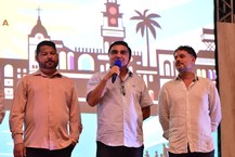 O coordenador da Unidade de Penedo da Ufal, Expedito Cavalcante, celebrou o evento (Foto_ Kamylla Feitosa)