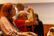 Anivaldo Miranda foi homenageado na abertura do Circuito Penedo por sua contribuição ao evento e ao Comitê do São Francisco (Foto - Bruno Vieira)