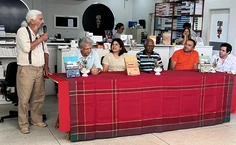 Jackson Borges, ambientalista e Doutor Honoris Causa pela Ufal, prestigiou o evento e falou da sua alegria em ter tantos defensores do Velho Chico ali reunidos