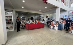 Professor Eraldo Ferraz, diretor da Edufal, fez as honras da casa e falou da alegria em publicar mais uma obra tão importante sobre o Rio São Francisco