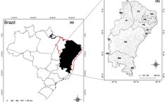 Localização da região do estudo no Brasil