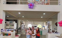 Eraldo Ferraz, com Mauricélia Ramos e Fernanda Lins