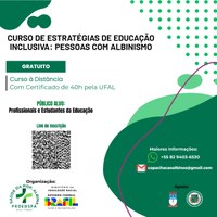 Ufal abre vagas para curso on-line sobre direito da pessoa com albinismo