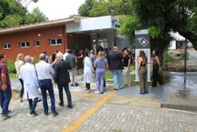Inauguração do Centro de Pesquisa Clínica, necrotério e a reforma da Unidade de E-saúde