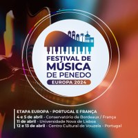 Portugal e França vão receber Festival de Música de Penedo edição 2024