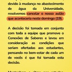 Conexões de Saberes cancela aulão deste domingo; saiba mais
