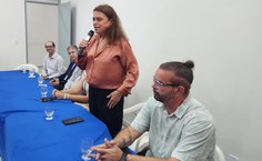 Diretora do MEC, Tânia Mara parabenizou a Ufal e o MCTI pelos dois projetos entregues, o NTA e o Nupaqbio