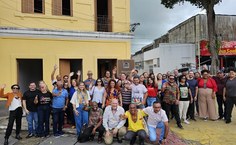 Grupo que participou da visita técnica na Casa Jorge de Lima, em União dos Palmares