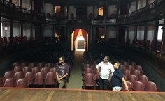 Teatro Sete de Setembro foi um dos locais visitados