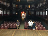 Teatro Sete de Setembro foi um dos locais visitados